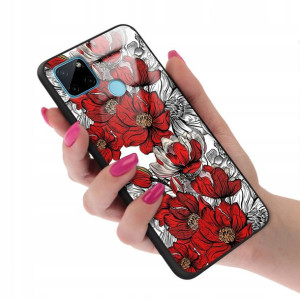 Etui Glass do REALME C21Y Obudowa Modne Mix Wzory