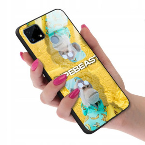 Etui GLASS do REALME C25 Bearbrick Misie Wzory