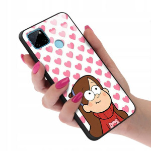 Etui GLASS do REALME C25Y Obudowa Wiosenne Wzory