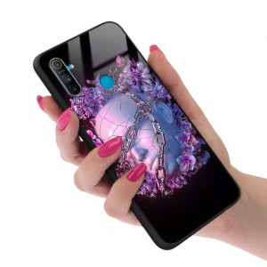 Etui GLASS do REALME C3 Case Biologist Human Wzory