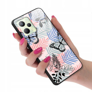 Etui Glass do REALME C35 Butterfly Motyle Wzory