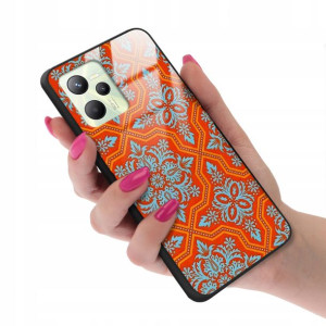 Etui Glass do REALME C35 Case Kwiatki Lato Wzory