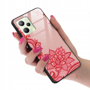 Etui Glass do REALME C35 Case Modne Paterny Wzory