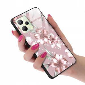 Etui Glass do REALME C35 Case Wiosenne Top Wzory