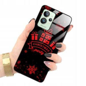 ETUI GLASS do REALME GT2 PRO Świąteczne Zima Wzory