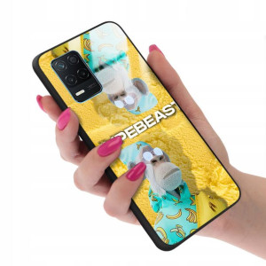 Etui GLASS do REALME V13 5G Bearbrick Misie Wzory