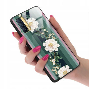 Etui GLASS do REALME V15 Case Modne Kobiece Wzory