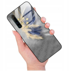ETUI GLASS do REALME X3 SUPER ZOOM Pióra Top Wzory