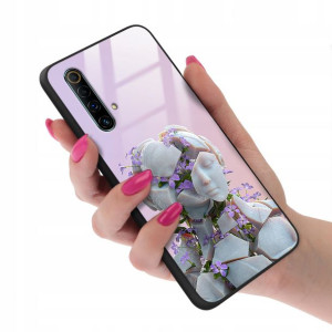 Etui GLASS do REALME X50 5G Case Biologiczne Wzory