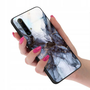 Etui GLASS do REALME X50 5G Case Marmurki Wzory