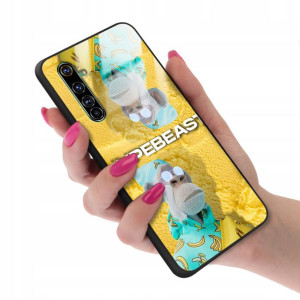 Etui GLASS do REALME X50 PRO Bearbrick Misie Wzory