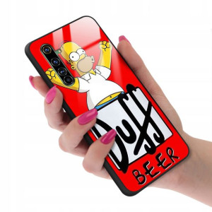 Etui GLASS do REALME X50 PRO Case Kreskówki Wzory