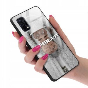 Etui GLASS do REALME X7 Case Bearbrick Misie Wzory