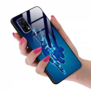Etui GLASS do REALME X7 Case Biologist Human Wzory