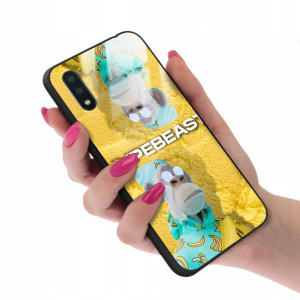 Etui GLASS do SAMSUNG A01 Bearbrick Misie Wzory