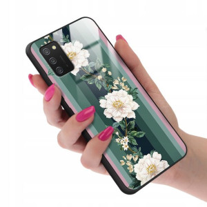Etui GLASS do SAMSUNG A02S Case Kobiece Top Wzory