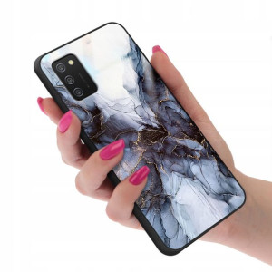 Etui GLASS do SAMSUNG A02S Case Marmurki Top Wzory