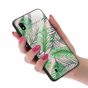 Etui GLASS do SAMSUNG A10 Case Kwiatki Lato Wzory