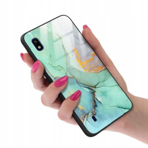 Etui GLASS do SAMSUNG A10 Case Marmurki Top Wzory