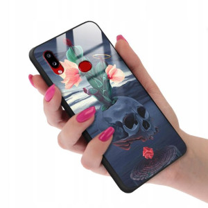 Etui GLASS do SAMSUNG A10s Case Biologiczne Wzory