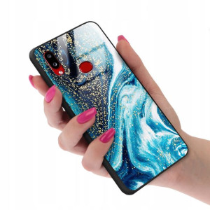 Etui GLASS do SAMSUNG A10s Case Marmurki Top Wzory