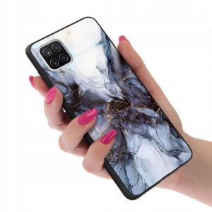 Etui GLASS do SAMSUNG A12 5G Case Marmurki Wzory