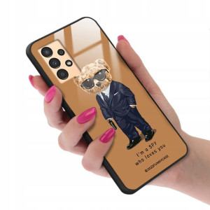Etui Glass do SAMSUNG A13 4G Case Misie Wzory