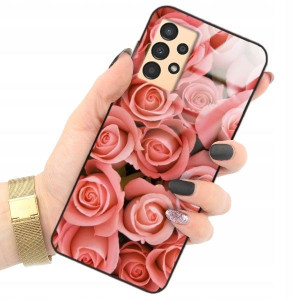 ETUI GLASS do SAMSUNG A13 4G Gold Glamour Wzory