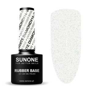 SUNONE rubber base 14 White Diamond 12g baza do przedłużania