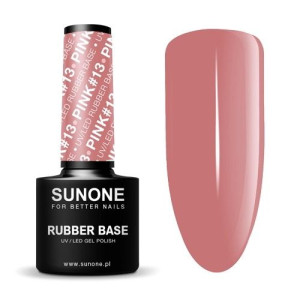 SUNONE rubber base Pink 13 12g baza do przedłużania