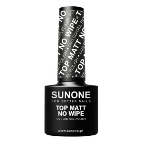 SUNONE top matt no wipe 5ml do lakierów hybrydowych