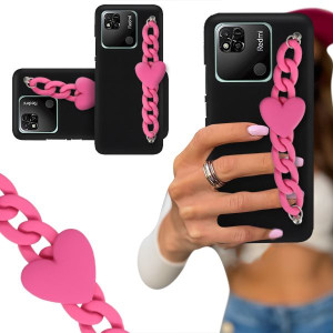 ETUI BLINK CZARNY MAT do XIAOMI REDMI 10A Malinowe