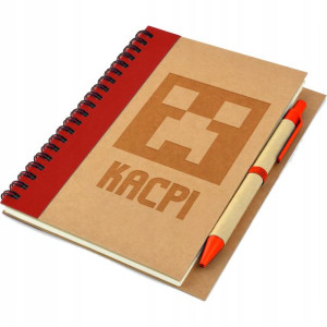 Notatnik Eco Z Długopisem Minecraft Szkoła Graw Y4