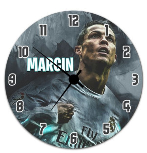 Zegar Ścienny Cristiano Ronaldo Cr7 Real Madryt Y5