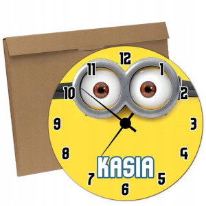 Zegar Ścienny Dla Dzieci Minionki Prezent Y4