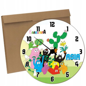 Zegar Ścienny Na Ścianę Barbapapa Prezent Y4