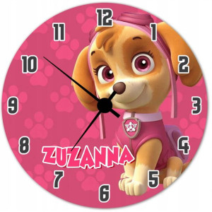 Zegar Ścienny Skye Psi Paw Patrol Prezent Y5