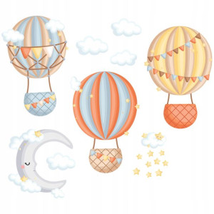 Naklejki Na Ściane Duże Balony Powietrzne Z2