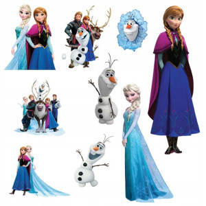 Naklejki Na Ściane Duże Frozen Karina Lodu Z2