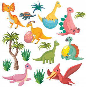 Naklejki Na Ściane Duże Dinozaury Z2