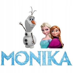 Naklejki Na Ściane Twoje Imię Frozen Z2