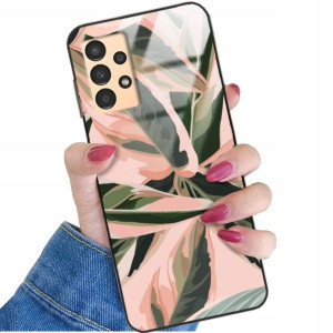 ETUI GLASS do SAMSUNG A13 4G Kwiaty Wiosenne Wzory
