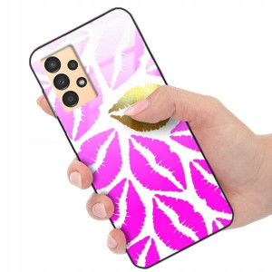 ETUI GLASS do SAMSUNG A13 4G Love Walentynki Wzory