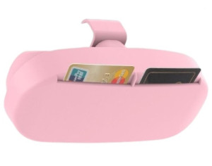 Sztywne Etui Na Okulary Do Samochodu Różowe