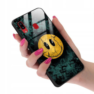 Etui GLASS do SAMSUNG A20 Case Kreskówki Top Wzory