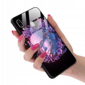 Etui GLASS do SAMSUNG A20e Case Biologiczne Wzory