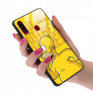 Etui GLASS do SAMSUNG A20S Case Kreskówki Wzory