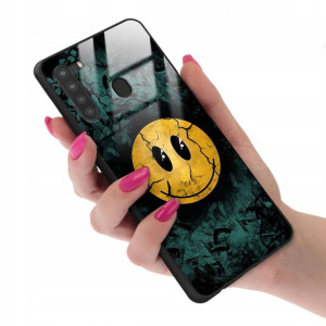Etui GLASS do SAMSUNG A21 Case Kreskówki Top Wzory