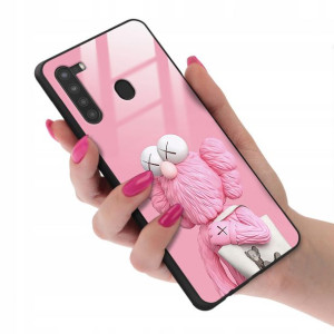 Etui GLASS do SAMSUNG A21 Case Kwiatki Lato Wzory