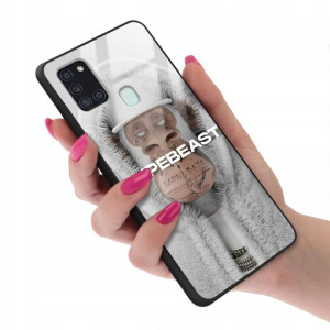Etui GLASS do SAMSUNG A21S Bearbrick Misie Wzory